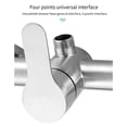 thumbnail image 2 of Convenient Wall Mounted Stainless Steel Shower Faucet with Built in Sealing Ring and Lifting Type Opening Mode, 2 of 6