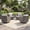 4PCS-Swivel Rocking Chairs, variant on Opohoro Outdoor Swivel Rocker Patio Chairs Set of 2, High Back Wicker Glider Chairs with Beige Cushions for Porch, Deck, Balcony