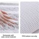 thumbnail image 5 of Bathroom Mat Plush Water Absorption Quickly, Can Be Washed Non-slip Bath Pad, Black And White 40x60cm, Warm And Comfortable, 5 of 5