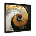 thumbnail image 4 of Designart "Minimalistic Beige Pottery Spirals I" Abstract Spirals Picture Framed Canvas Wall Art, 4 of 5