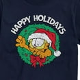 thumbnail image 3 of Garfield - Happy Holidays Wreath Christmas - Men's Short Sleeve Graphic T-Shirt, 3 of 5