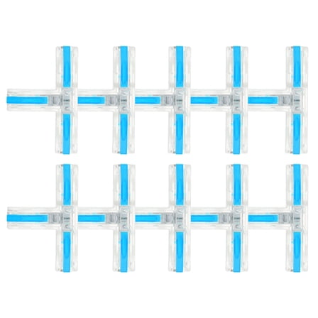 EXHUMKY 10-Piece Copper Terminal Connector Set with Insulated Wire Connectors for Electrical Wiring and Repairs