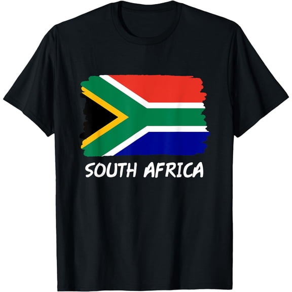 South Africa Flag T-Shirt mens t shirt，black，women，funny，misfits，men，journey，t-shirt
