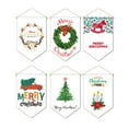 thumbnail image 5 of Christmas Flag Triangular Wall Hanging Decoration Door Window Wall Decoration Christmas Decoration 6 Types Candle Christmas Tree Cockhorse Car Green Garland Red Garland, 5 of 9
