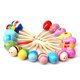thumbnail image 5 of Pequeña maraca de dibujos animados Mini maraca de percusión de madera Juguete para niños de 0 a 3 años para ejercicios de agarre, 5 of 10