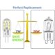 thumbnail image 3 of G4 2W LED Bulb,20W,Cool White 6000k,200Lm,12x SMD,12V AC/DC-Pack of 10 [Energy Class A+], 3 of 5