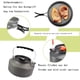 thumbnail image 4 of Juego de cocina de aluminio para acampar, mesa de camping, juego de ollas para acampar al aire libre, mesa de cocina, utensilios de cocina, utensilios de cocina para 2 o 3 personas, 4 of 5