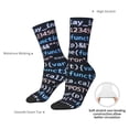 thumbnail image 4 of Hirioo Function Source Code Pattern Adult Middle Tube Socks Breathable Sock Non-Pilling,Contrasting Color Design, 4 of 6