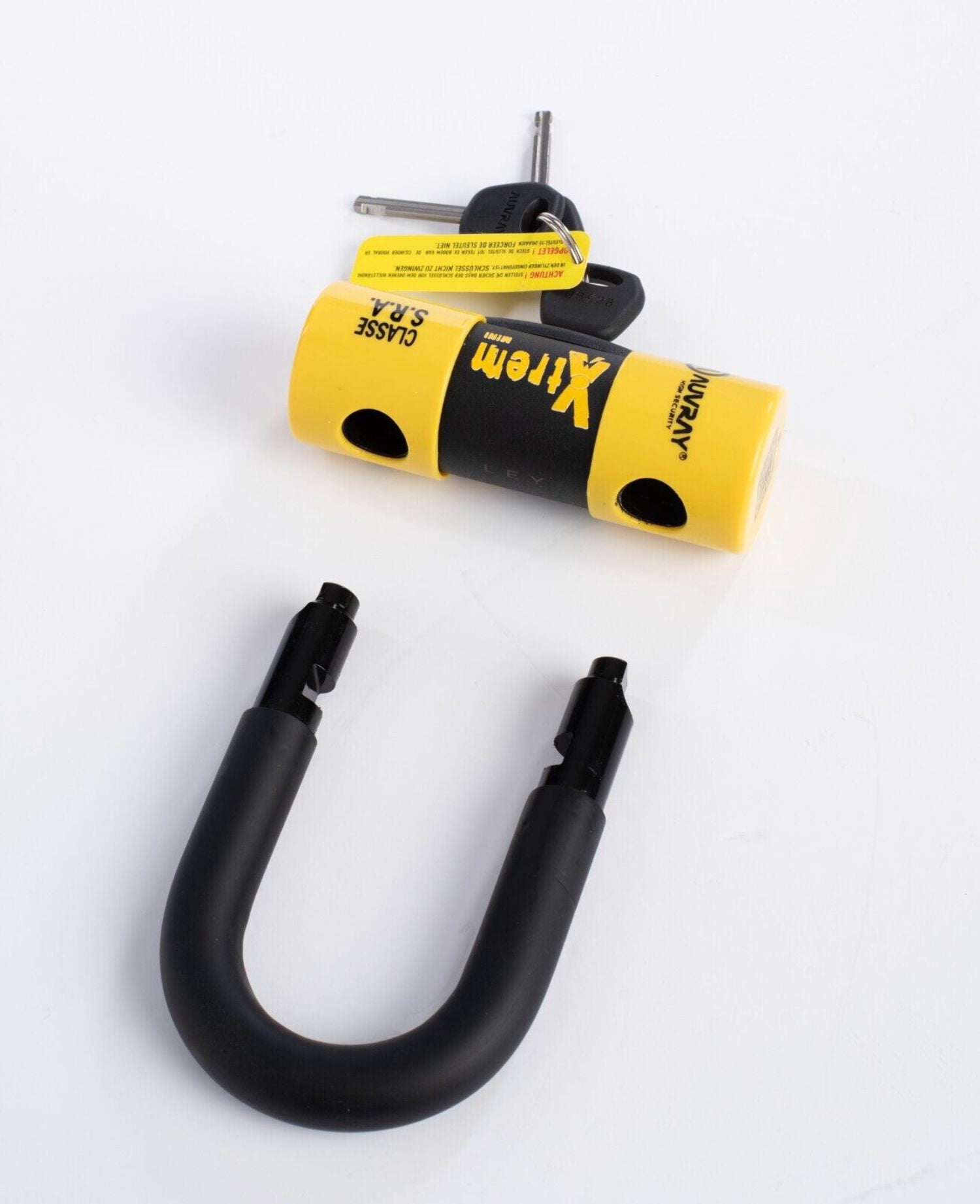U lock for bicycle motorcycle anti-theft Auvray Xtrem Scooter Made in France