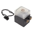 thumbnail image 2 of Bomba de agua para CPU G1/4, ultra silenciosa, 12 V, 450 L/H, trifásica, cable de cobre, conector de 4 pines, color negro, 2 of 14