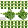 thumbnail image 1 of POINTERTECK 50Pcs Plant Climbing Clips Self-Adhesive Plant Climbing Wall Fixture Clips Butterfly Shaped Plant Support Clips Reusable Vines Fixing Clips Plant Wall Clips for Indoor Outdoor, 1 of 8