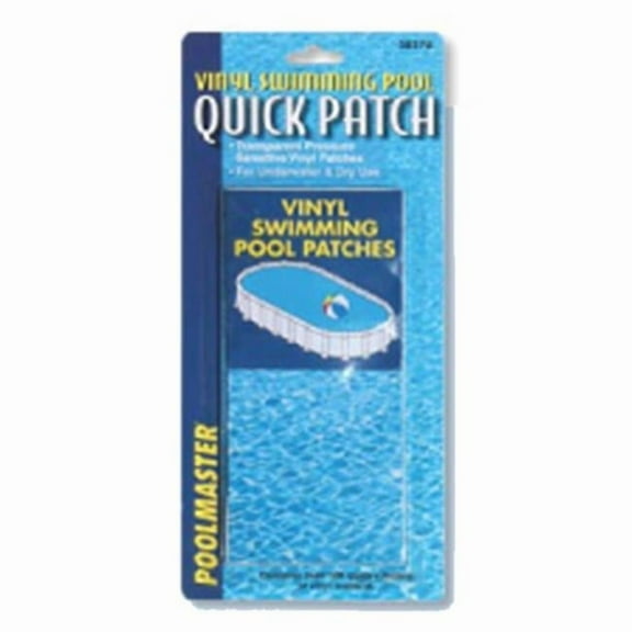 Poolmaster Vinyl Swimming Pool Quick Patches, 6 1/2-Inch by 3-Inch