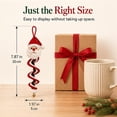 thumbnail image 3 of Crochet Snowman Spiral Ornament DIY Kit, 3D Christmas Hanging Ornament | Handmade Decoration for Window, Porch, Wall, Holiday Tree, Beginner-Friendly, Soft Yarn Craft Set, 3 of 7