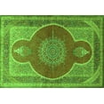 thumbnail image 1 of Ahgly Company Indoor Rectangle Medallion Green Traditional Area Rugs, 5' x 8', 1 of 1