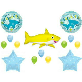 Baby Shark Balloons in Baby Shark Party Supplies 