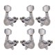 thumbnail image 1 of Paquete de 6 Clavijas de Afinación CUTICAT 3R 3L Plata, 1 of 7