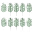 thumbnail image 1 of Advancent 10 hojas de palma artificiales verdes de bajo mantenimiento para espacios interiores y exteriores elegantes y ecológicas A00509 Type3 NO3, 1 of 6