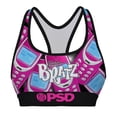 thumbnail image 1 of Bratz Hit My Cell PSD Sports Bra-XSmall, 1 of 3