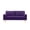 Purple, variant on 65-Inch Navy Velvet Loveseat Sofa with Cushions, Modern Minimalist Metal Legs, Comfortable 2-Seater for Living Room or Bedroom, Stylish Soft Fabric Couch