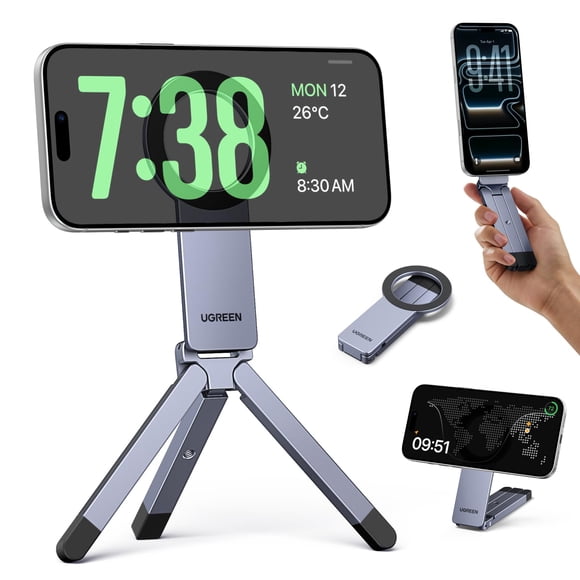 Soporte magnético para teléfono con trípode UGREEN para iPhone con MagSafe
