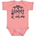 thumbnail image 3 of Inktastic Gammy Loves Me Grandchild Girls Baby Bodysuit, 3 of 5