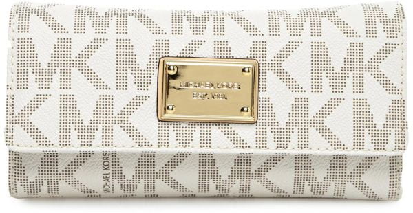 michael kors checkbook wallet black