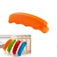 thumbnail image 2 of Grocery Bag Holder Silicone Candy Color Portable Vegetables Device One Trip Grips Handle Carrier Lock Kitchen Tool Labor Saving (Random Color), 2 of 3