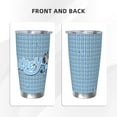 thumbnail image 3 of Masiiu Bluey Print 20OZ Car Cup for Travel, Insulated Stainless Steel Cup, Leak-Proof Lid with Straw and Direct Drinking Opening-Straw Two-piece Set, 3 of 8