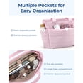 thumbnail image 3 of Bolsa de mano BAGSMART Lightweight Puffy para mujer, 20 L (rosa), 3 of 7