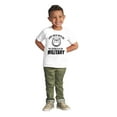 thumbnail image 3 of Tough Dog My Cousin in the Military Toddler Boy Girl T Shirt Infant Toddler Brisco Brands 4T, 3 of 6