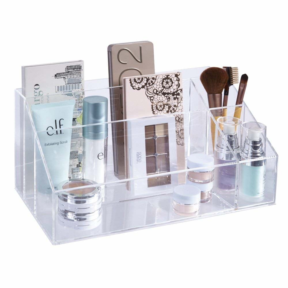 STORi Plastic Makeup Organizer, Clear