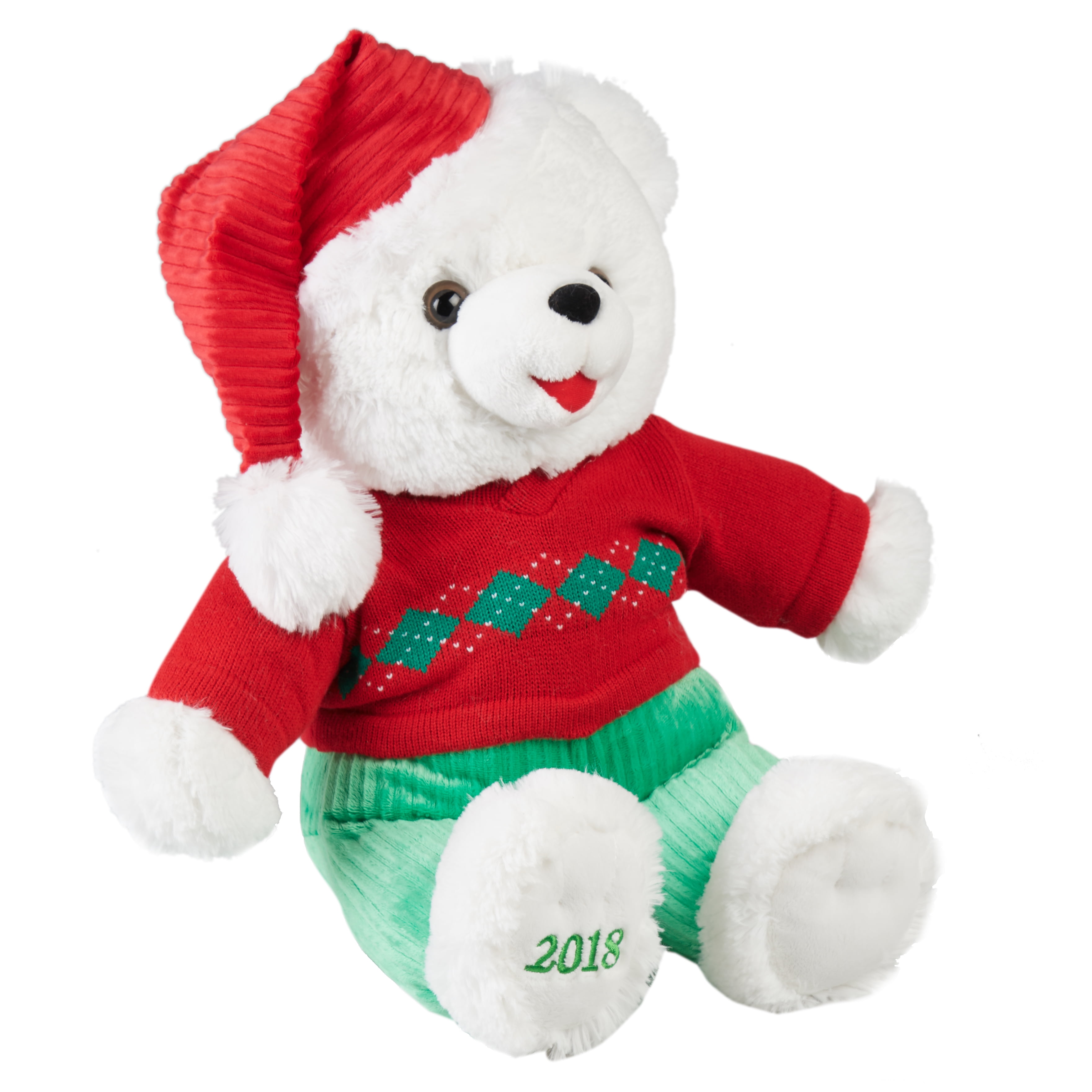 2018 stuffed christmas bear