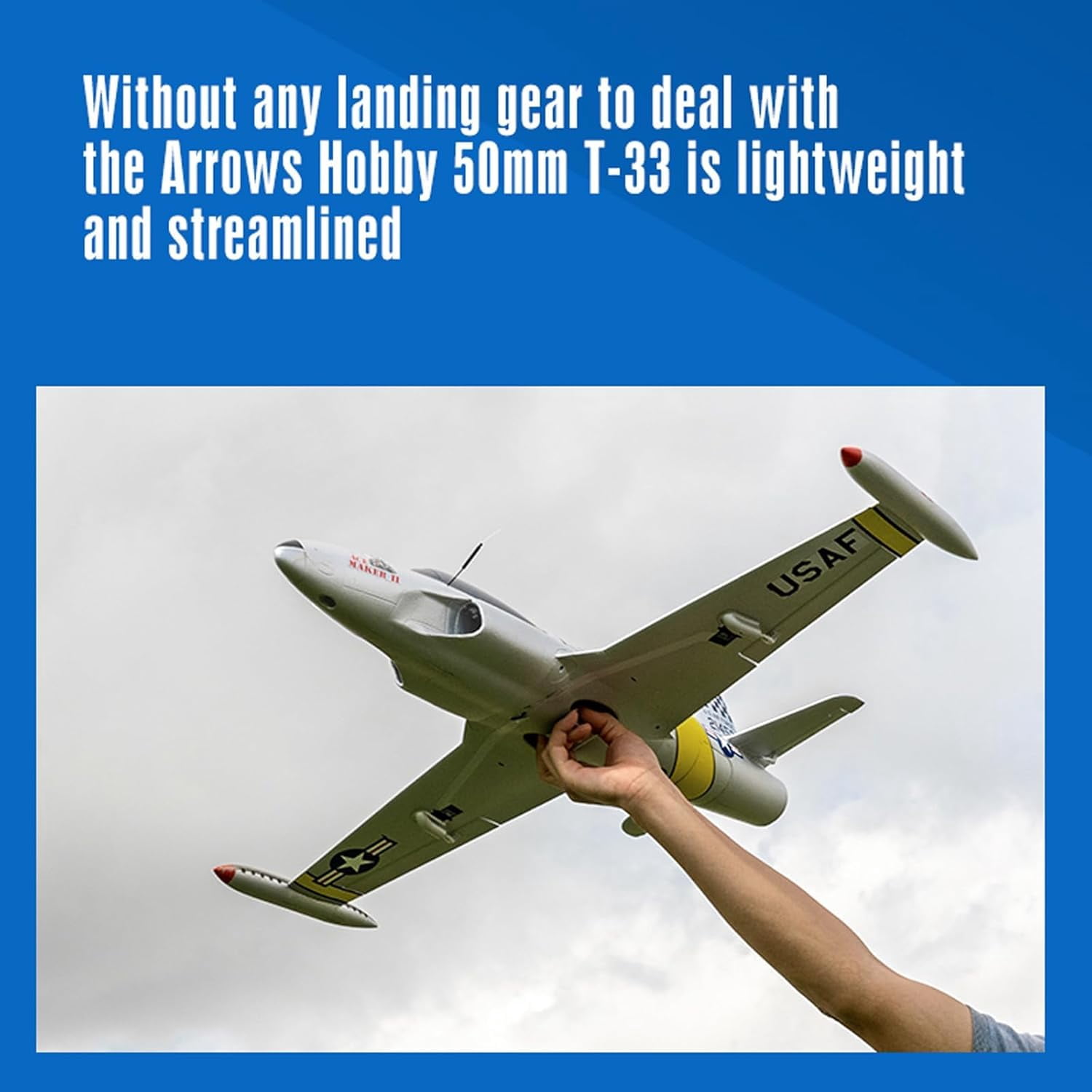 Arrows T-33 50mm EDF PNP with Vector Flight Stabilization System