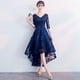 thumbnail image 2 of Vestido de noche de banquete para mujer, lujoso, elegante, digno, ajustado, para damas famosas, falda MIDI de fiesta, 2 of 6
