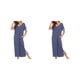 thumbnail image 2 of Batas de mujer Minnieouse Camisones Ropa de dormir Manga azul S, 2 of 6