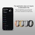 thumbnail image 5 of AMOVAN - Rastreador de salud inteligente para dormir, ritmo cardíaco y oxígeno en sangre, anillo inteligente, resistente al agua, Bluetooth Fitness Tracker Anillos, 5 of 5