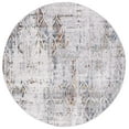 thumbnail image 2 of SAFAVIEH Amelia Tucker Trellis Area Rug, Gray/Blue Gold, 6'7" x 6'7" Round, 2 of 11