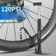 thumbnail image 3 of Bomba de compatible con válvula Presta soporte de montaje 120 PSI negro para amortiguadores bicicletas sillas de Soledad Bomba de aire para bicicleta, 3 of 10