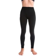 Kuda Moda 5-Pack Fleece Lined Leggings for Women Winter Warm Thermal Full Length Leggings