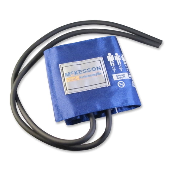 McKesson LUMEON Blood Pressure Arm Cuff and Bladder - Royal Blue, Small, 1 Ct