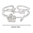 thumbnail image 3 of Adjustable Sterling Silver Deer Ring With Design, 3 of 6