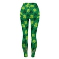 thumbnail image 5 of Levmjia Women's Fashion Casual St Patrick's Day Printed Elastic Leggings High Waist Yoga Pants Stretchy Workout Running Tights Fitness Sports Wear, 5 of 9
