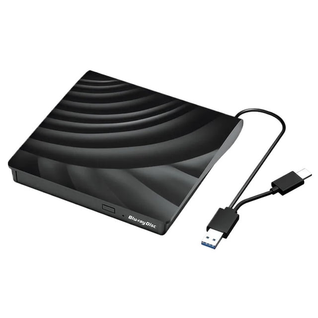 External Blu-Ray Optical Drive USB 3.0 Portable 3D Combo Reader CD DVD Player Burner
