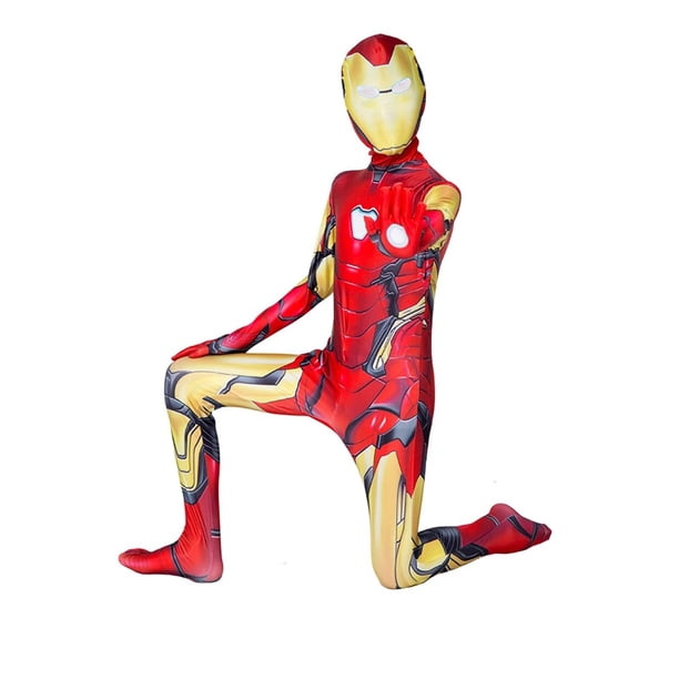 Disfraz de superhéroe de Spiderman para niños, mono de Spandex Zentai para Halloween, Cosplay de Spider Man, estilo 3D Fivean unisex