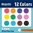 thumbnail image 3 of Crayola Ultra Fine Point Doodle Markers, 12 Count, 3 of 9
