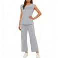 thumbnail image 4 of Cutuoiiu Plus Size Women's Solid Color Loose Fit Wide Leg Jumpsuit with Ruched Bust Design and Pockets for Spring and Summer Daily Wear Gifts, 4 of 7