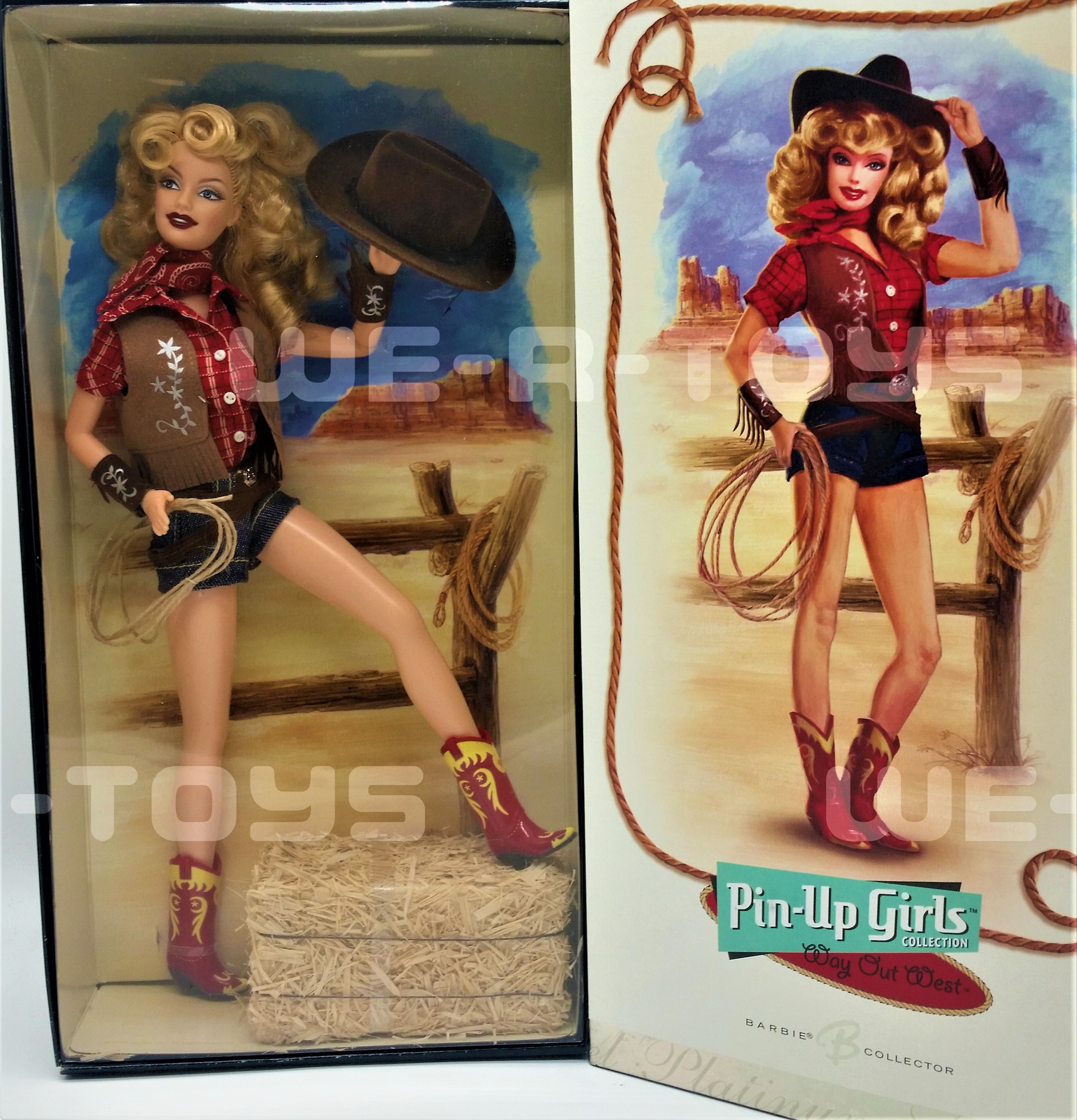 FAO Schwarz Exclusive - Mattel - Platinum Label Pin-Up Girls Way Out West Barbie  Doll LE 999 - Walmart.com