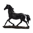 thumbnail image 4 of Estatua de caballo, adorno, escultura decorativa, figura de caballo coleccionable, decoración del hogar para paisaje, oficina, sala de estudio,, 4 of 9