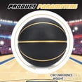 thumbnail image 3 of Baloncesto PECOGO, tamaño 6, 72 cm, goma, interior y exterior, 3 of 7
