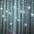 thumbnail image 1 of Snowflake Lamp String 110v 3.5m 96 Head Snowflake Pendant With Tail Insert For Christmas Decoration, 1 of 3
